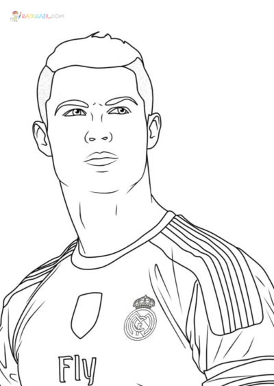 Coloriage Cristiano Ronaldo À Imprimer tout Coloriage Cristiano Ronaldo À Imprimer