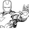 Coloriage De Iron-Man Demi-Longueur tout Coloriage Ironman À Imprimer