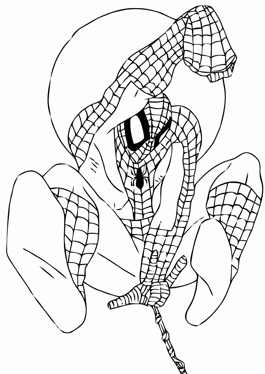Coloriage De Spiderman Gratuit À Colorier - Coloriage Spider-Man Pour concernant Coloriage Spiderman À Imprimer Pdf