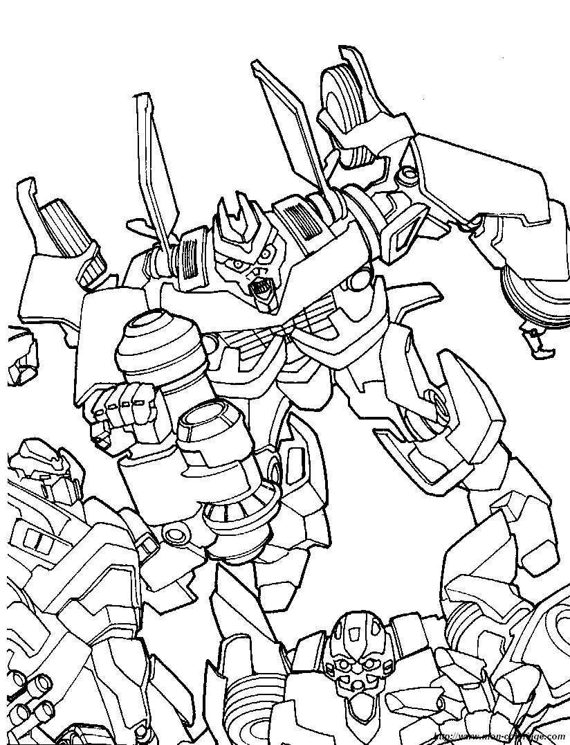 Coloriage De Transformer, Image Coloriage Transformers 7 À Colorier encequiconcerne Dessin De Transformer