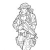 Coloriage Dessin De Soldat Français Dessin Gratuit À Imprimer avec Coloriage Militaire