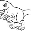 Coloriage Dinosaure Dessin Tyrannosaure T-Rex À Imprimer En 2021 concernant Coloriage Tyrannosaure