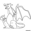 Coloriage Dracaufeu Pokemon Dragon Dessin À Imprimer Dragon Coloring à Dessin Dracaufeu
