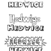 Coloriage Du Prénom Hedwige : À Imprimer Ou Télécharger Facilement dedans Coloriage Hedwige