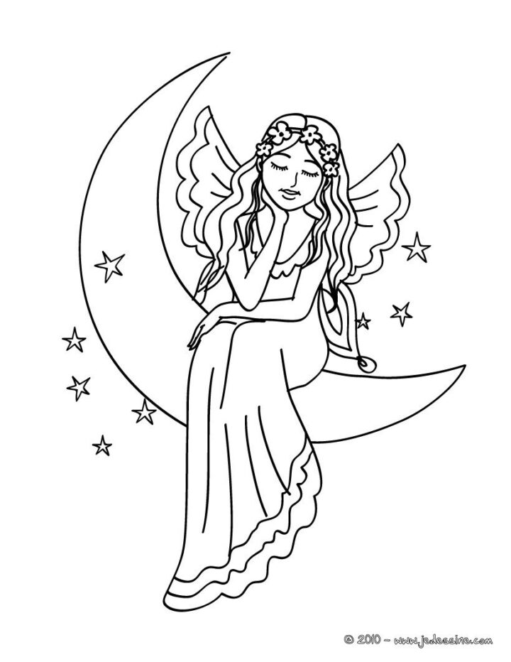 Coloriage Fee - Fee Ã Colorier En Ligne | Fairy Coloring Pages, Fairy avec Dessin Fée À Imprimer