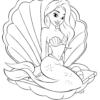 Coloriage Fille Ado En Sirene Princesse - Jecolorie avec Coloriage De Fille À Imprimer
