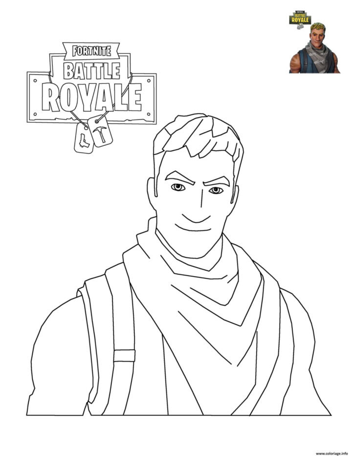 Coloriage Fortnite Battle Royale Personnage 3 Dessin Fortnite À Imprimer encequiconcerne Coloriage Skin Fortnite