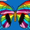 Coloriage Grand Papillon - Sans Dépasser encequiconcerne Grand Papillon À Imprimer