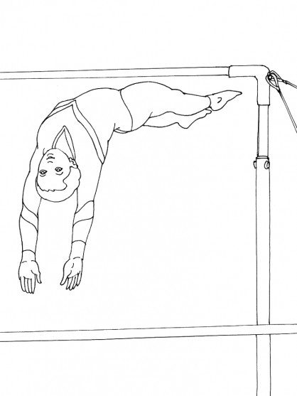 Coloriage Gymnastique 11 Dessin Gratuit À Imprimer avec Coloriage Gymnastique