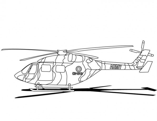 Coloriage Hélicoptère Militaire Couleur destiné Coloriage Hélicoptère