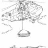 Coloriage Hélicoptère Sauvetage En Mer pour Coloriage Hélicoptère