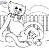 Coloriage Huggy Wuggy À Imprimer tout Huggy Wuggy A Colorier