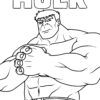 Coloriage Hulk Titan Vert Super Heros Dessin Hulk À Imprimer dedans Coloriages Hulk À Imprimer