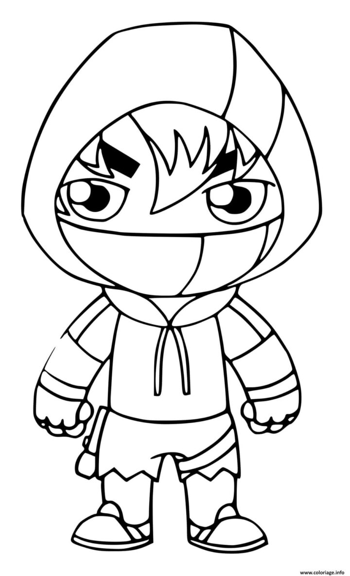 Coloriage Ikonik Fortnite Dessin Fortnite À Imprimer concernant Coloriage Skin Fortnite