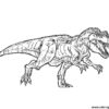 Coloriage Indominus Rex Jurassic Park 11 - Jecolorie pour Jurassic World Coloriage