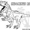 Coloriage Indominus Rex Jurassic World Dessin Jurassic World Park À à Jurassic World Coloriage