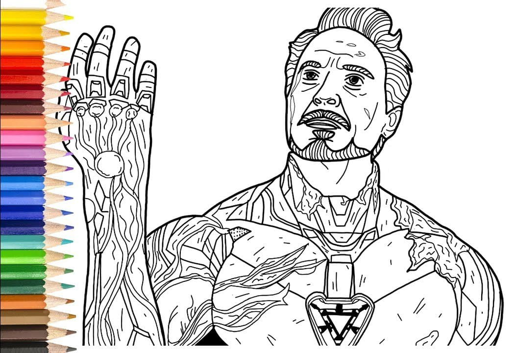 Coloriage Iron Man. Imprimer Un Super Héros Gratuitement destiné Coloriage Ironman À Imprimer