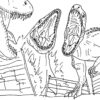 Coloriage Jurassic World Indominus Rex - Coloriage.eu pour Jurassic World Coloriage