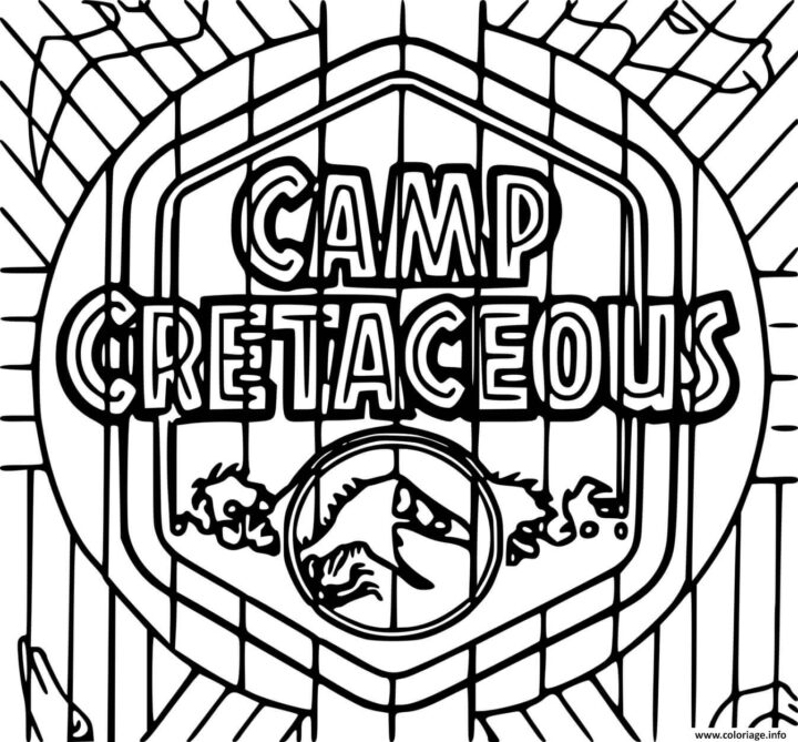 Coloriage Jurassic World La Colo Du Cretace Camp Cretaceous - Jecolorie avec Jurassic World Coloriage