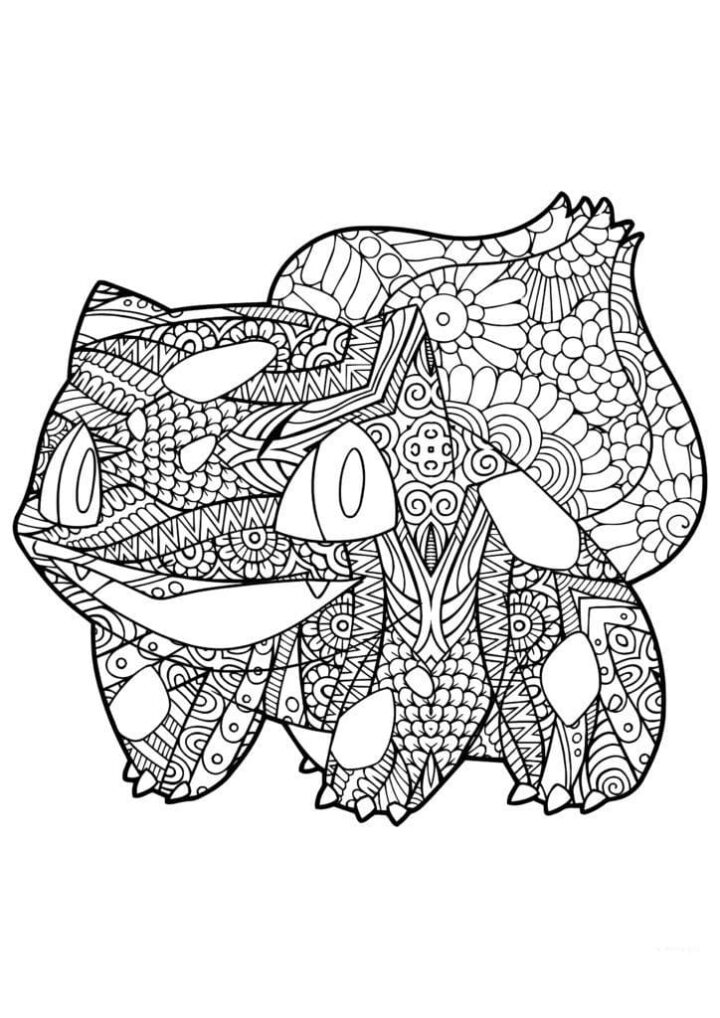 Coloriage Mandala Pokemon. Imprimez Gratuitement, Plus De 80 Images tout Mandala Pokemon