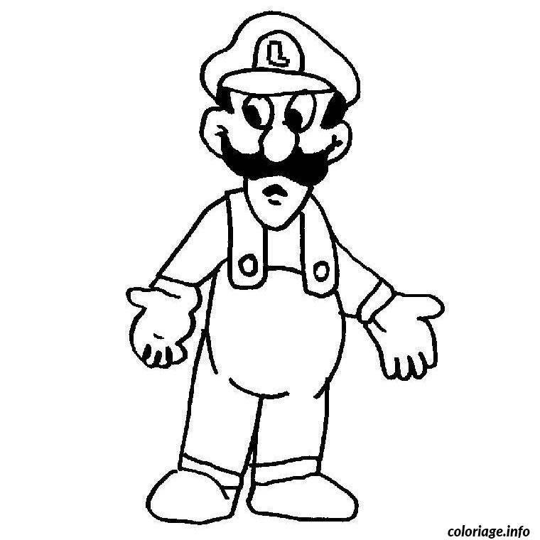 Coloriage Mario Luigi Dessin Mario À Imprimer dedans Coloriage Mario Et Luigi