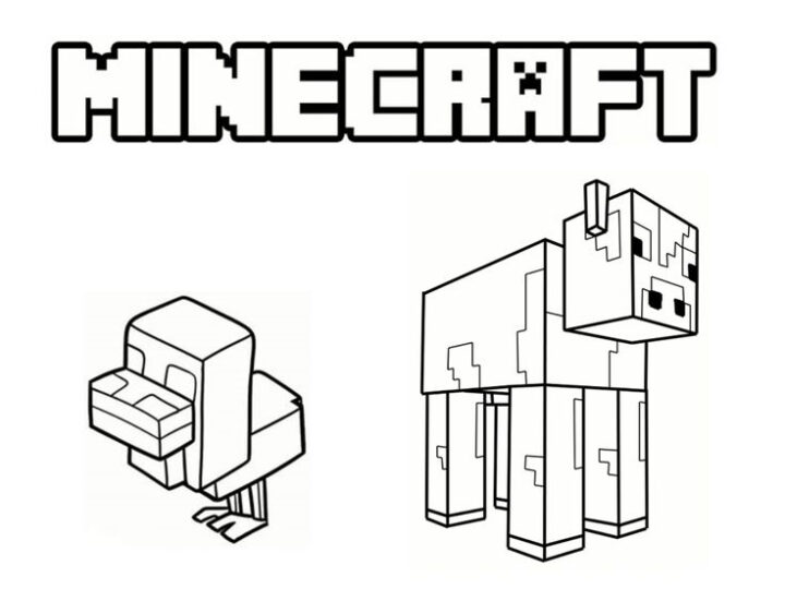 Coloriage Minecraft : 20 Modèles À Imprimer Gratuitement | Coloriage encequiconcerne Coloriage Minecraft Maison