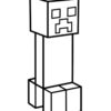 Coloriage Minecraft : 30 Dessins À Imprimer Gratuitement destiné Dessin Creeper