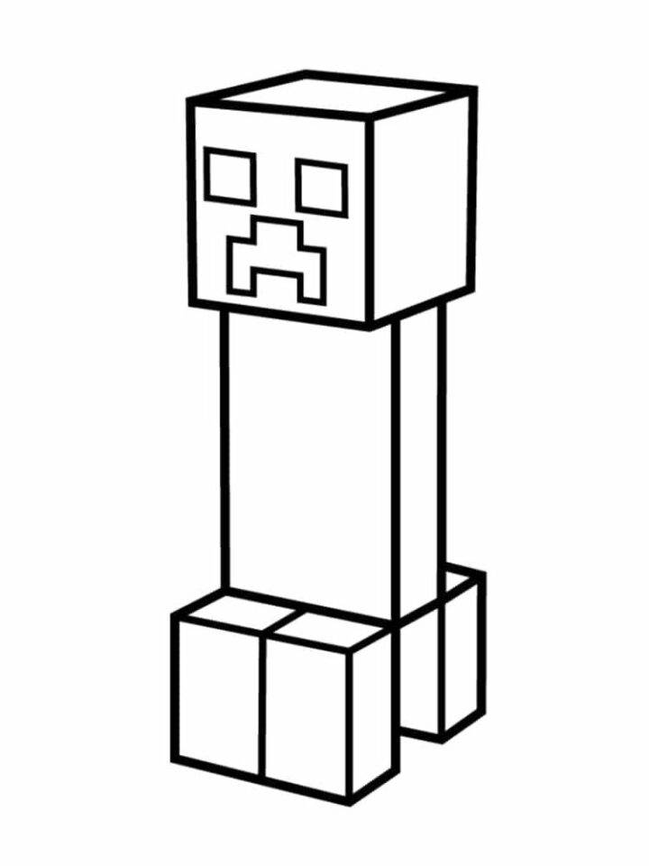 Coloriage Minecraft Ã Imprimer Facile - Serviratusd encequiconcerne Coloriage Minecraft Maison