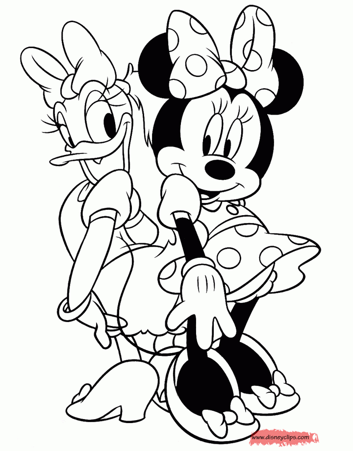 Coloriage Minnie - Coloriage Mickey Et Minnie Gratuit À Imprimer intérieur Coloriage Mickey Et Minnie