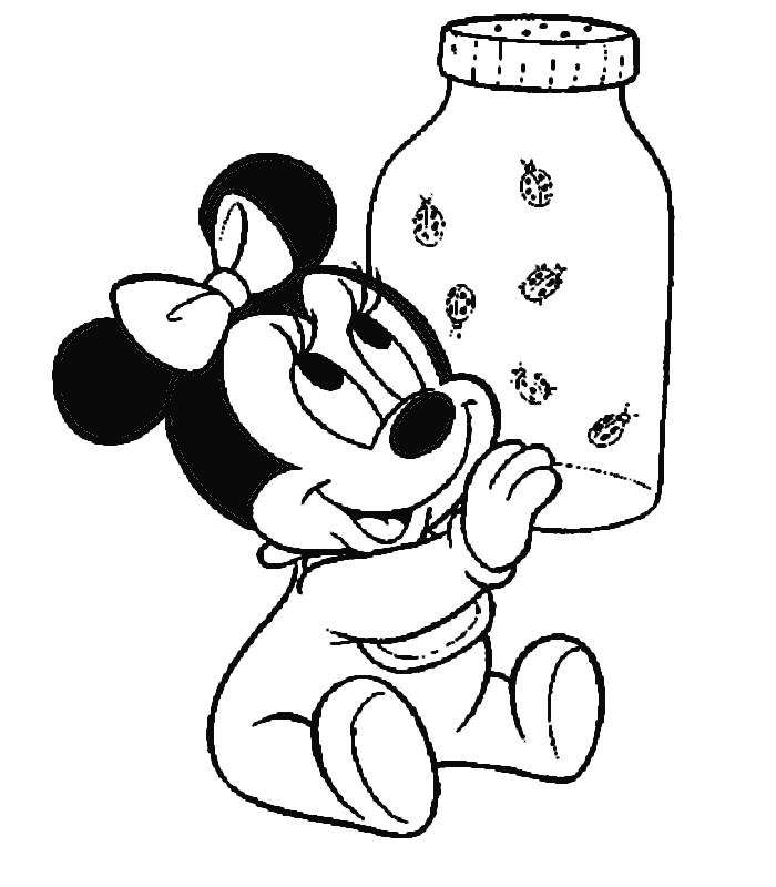 Coloriage Minnie Et Dessin Minnie À Imprimer (Avec Mickey…) à Coloriage À Imprimer Minnie