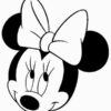 Coloriage Minnie Et Dessin Minnie À Imprimer (Avec Mickey…) serapportantà Minnie Dessin À Imprimer