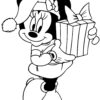 Coloriage Minnie Mouses Present For Mickey Dessin À Imprimer Free encequiconcerne Coloriage Minie