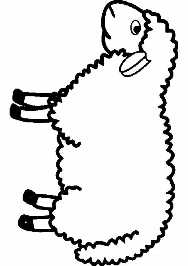 Coloriage Mouton Pour Enfant Dessin Gratuit À Imprimer encequiconcerne Coloriage Mouton