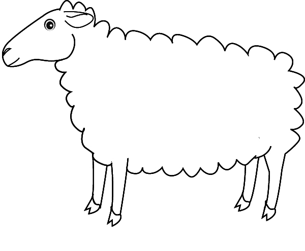 Coloriage Mouton serapportantà Coloriage Mouton