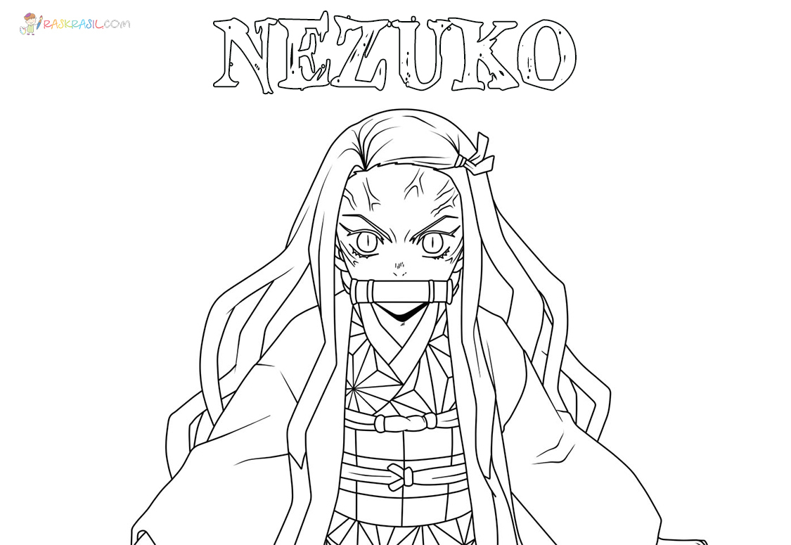 Coloriage Nezuko Kamado - 65 Images À Imprimer Gratuits tout Coloriage Nezuko Kawaii