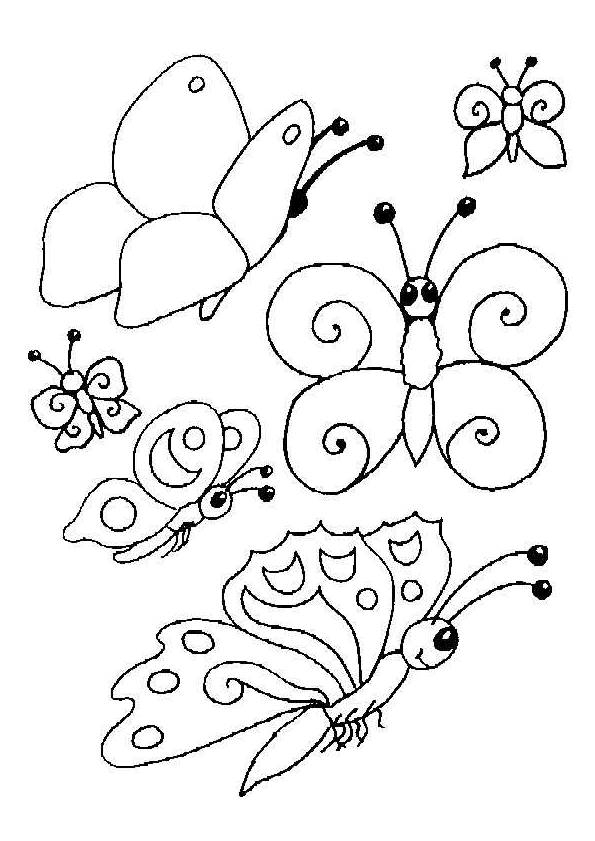 Coloriage Papillon Maternelle Gratuit À Imprimer à Coloriage À Imprimer Papillon