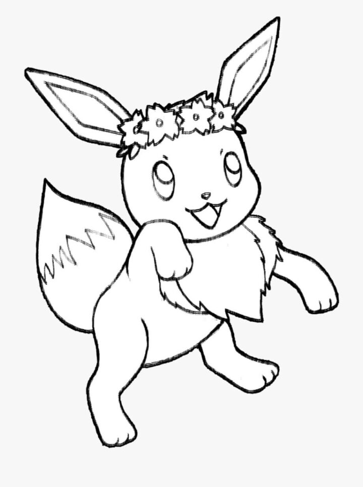 Coloriage Pokemon À Imprimer Sur Coloriageenfant serapportantà Evoli Coloriage