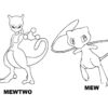 Coloriage Pokemon - Coloriage Pokemon Legendaire Mewtwo intérieur Dessin Pokémon Mewtwo