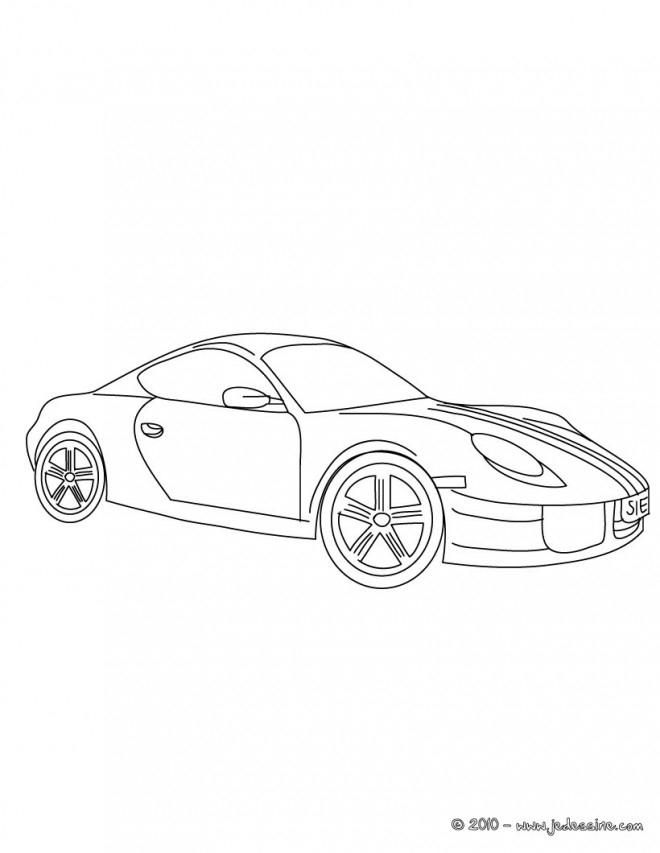 Coloriage Porsche Couleur Dessin Gratuit À Imprimer serapportantà Coloriage Porsche Gt3 Rs