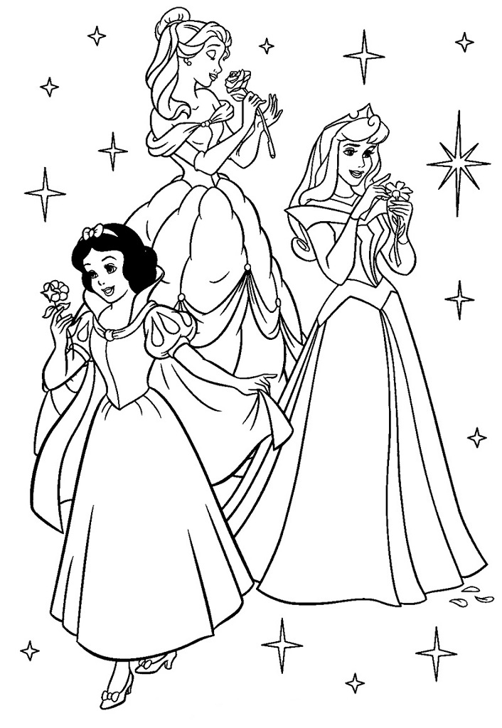 Coloriage Princesse À Imprimer (Disney, Reine Des Neiges, ) dedans Coloriage À Imprimer Disney Princesse