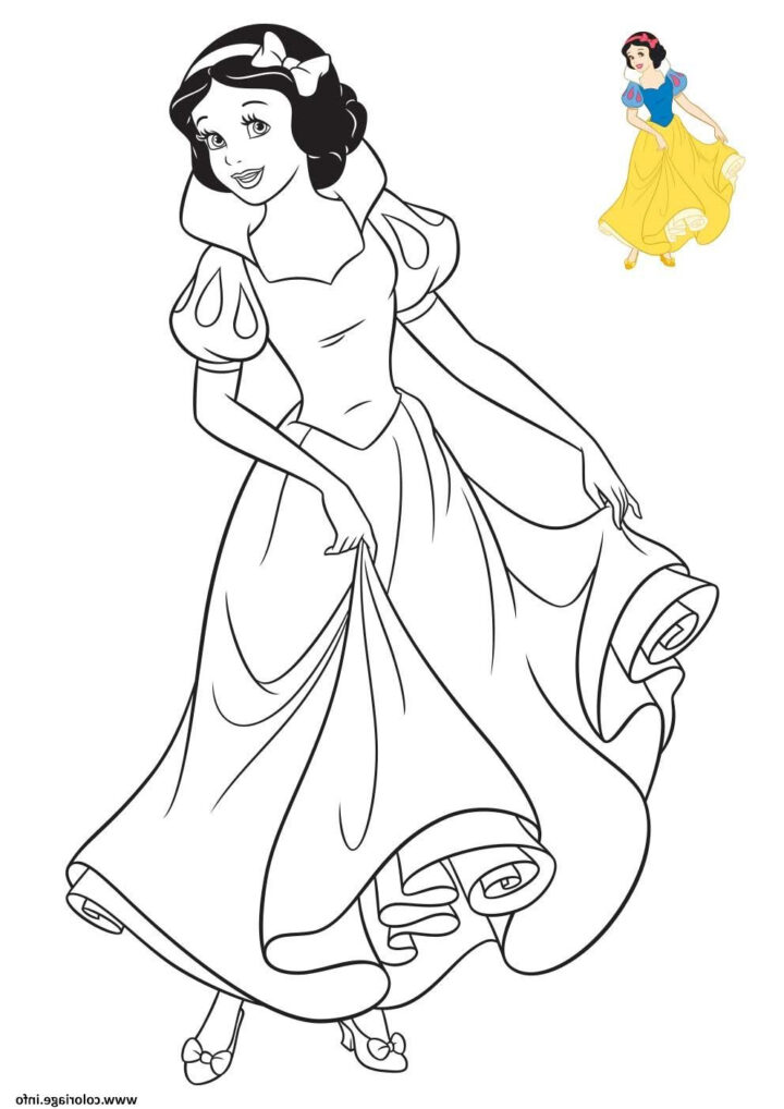 Coloriage Princesse Bestof Galerie Coloriage Princesse Disney Blanche pour Coloriage À Imprimer Disney Princesse