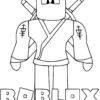Coloriage Roblox Ninja - Jecolorie tout Dessins Roblox A Imprimer