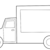 Coloriage Simple Camion - Jecolorie dedans Dessin Camion À Imprimer