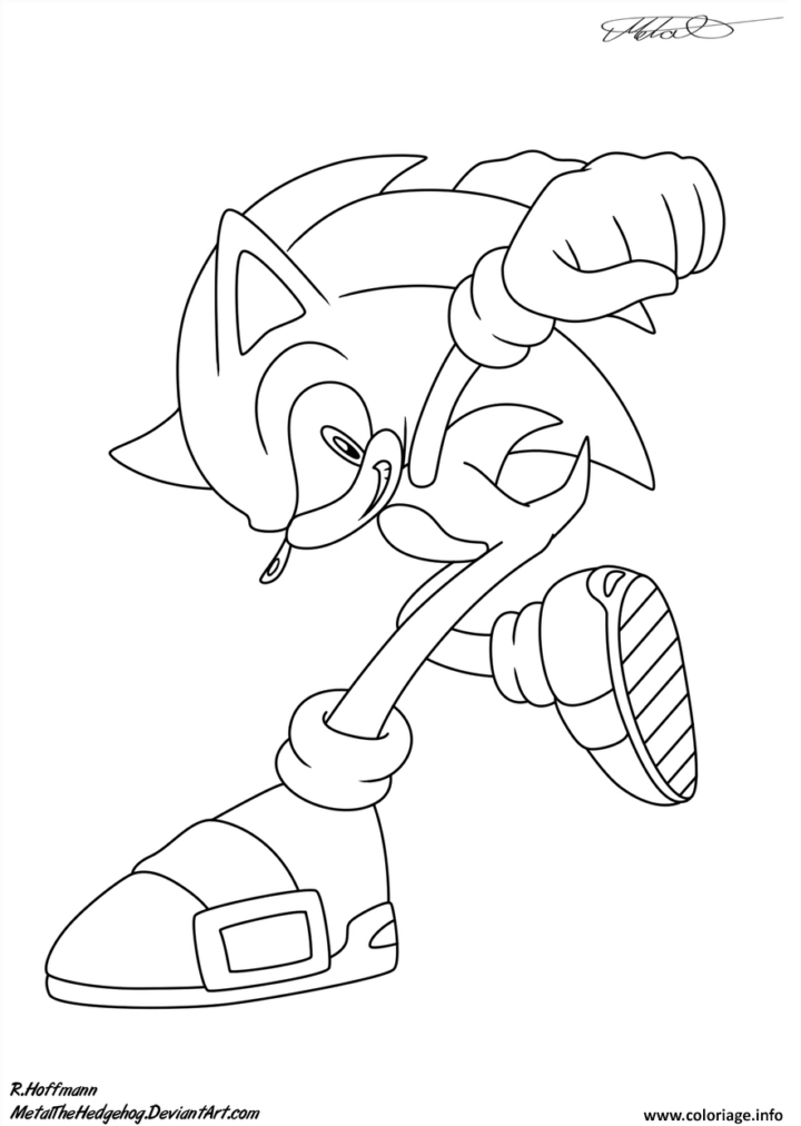 Coloriage Sonic 72 Dessin Sonic À Imprimer pour Dessin A Imprimer Sonic