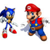 Coloriage Sonic Et Mario À Imprimer dedans Coloriage Sonic Et Mario