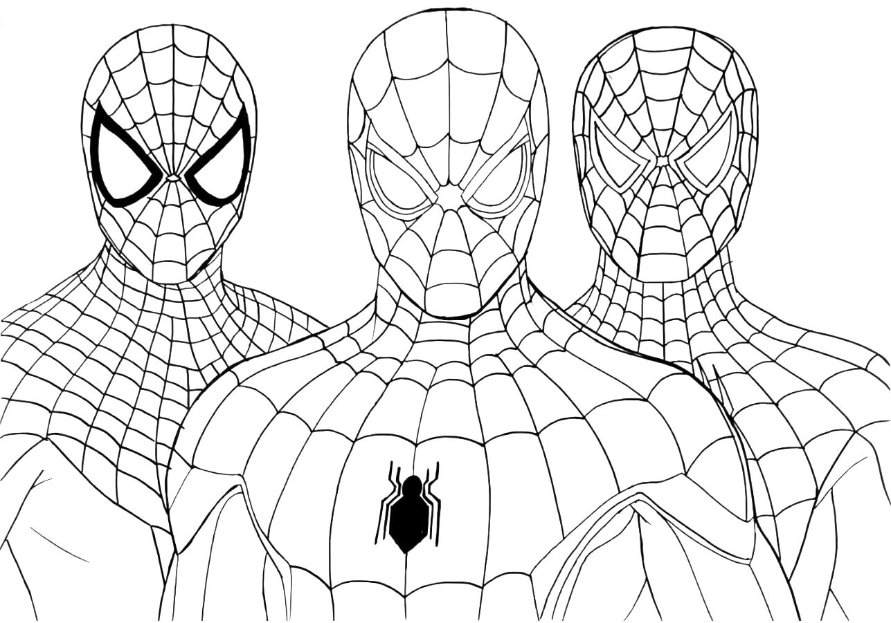 Coloriage Spider-Man - Imprimer avec Images Spiderman À Imprimer