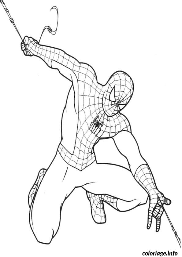 Coloriage Spiderman 183 - Jecolorie serapportantà Coloriage À Imprimer Spiderman