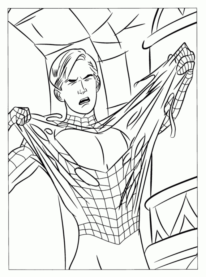 Coloriage Spiderman - Cahier De Coloriage Spiderman Pdf concernant Coloriage Spiderman À Imprimer Pdf