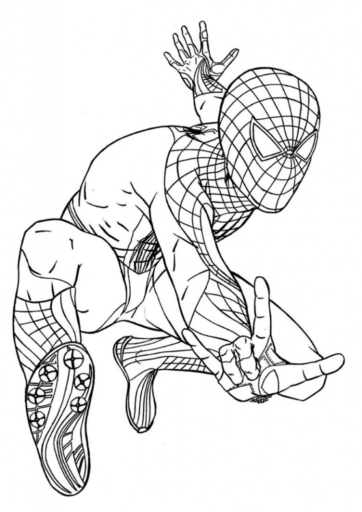 Coloriage Spiderman Gratuit À Imprimer Pour Les Enfants Gratuit À concernant Spiderman À Colorier À Imprimer