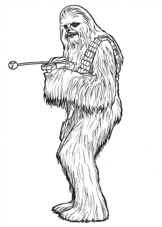 Coloriage Star Wars - Grovely destiné Coloriage Star Wars Facile